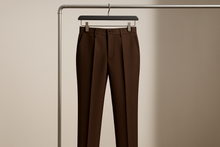 Load image into Gallery viewer, GUABELLO WOOL BROWN DRESS PANT

