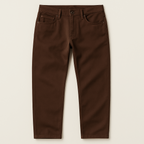 5 pocket chocolate casual pant
